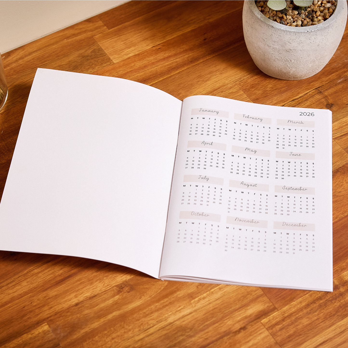 Weekly Wrap – 12 Month Forward Planning Calendar